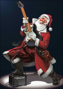 santa-rockin